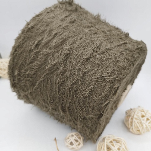 Пряжа в бобинах Tagliatino 3200 травка темный хаки