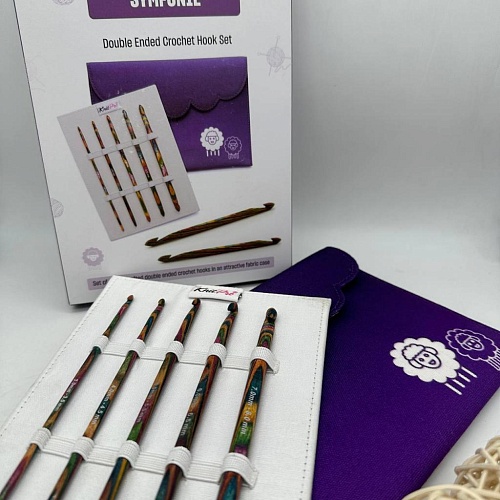 Аксессуары для вязания 20669 Набор двухсторонних деревянных крючков KnitPro Symfonie