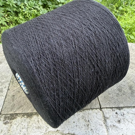 Пряжа в бобинах Setalino 1800 nero. Цена указана за 10гр