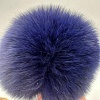 Аксессуары для одежды и обуви Помпон из натурального меха (песец), d-16-18cм "помпон натуральный т.синий"