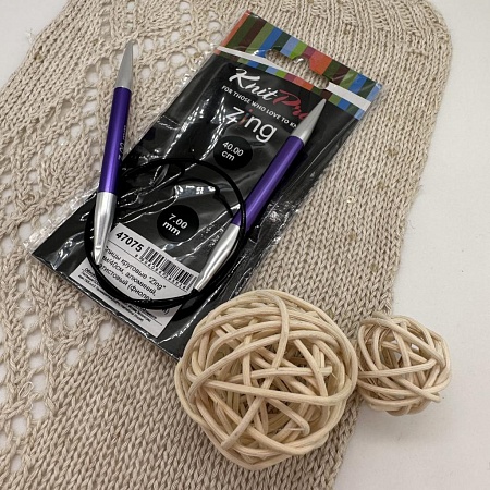 Спицы Спицы Knit Pro круговые Zing 40 cm №7,0