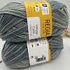 Пряжа Regia Vintage Color /Винтаж Колор/ 02861, bleu color (синий колор), белый/синий)