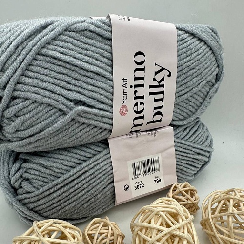 Пряжа 3072 св. серо-голубой