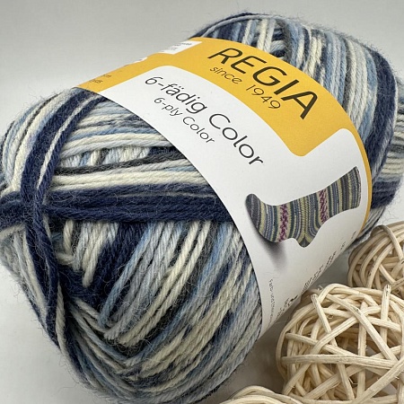 Пряжа Regia 6 - fadig Color 06046