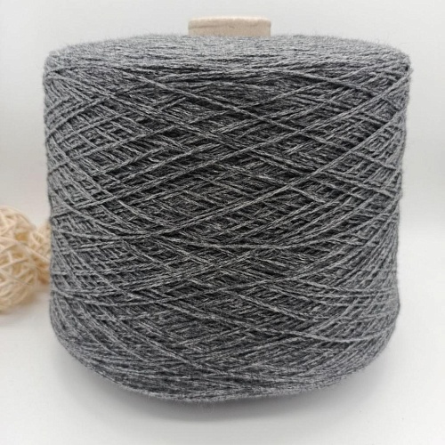 Пряжа в бобинах Himalaya як, шелк. Цвет серый меланж. Цена указана за 10гр
