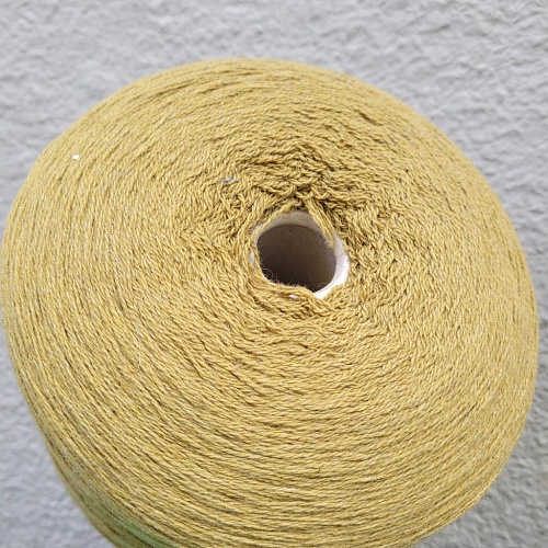 Пряжа в бобинах Ninetyfive D8528 verde olio (горчица) /цена за 10 гр