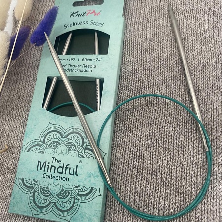 Спицы для вязания 36080 Спицы круговые Knit Pro Mindful 60 cm №4,5