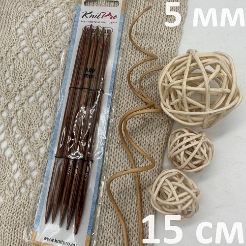 Спицы для вязания Ginger спицы чулочные 5.00 мм 15 см