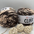 Пряжа Cliff 8307 беж - шоколад