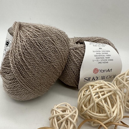 Пряжа Silky Wool 342