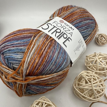 Пряжа Yarn Art Forza Stripe 2805