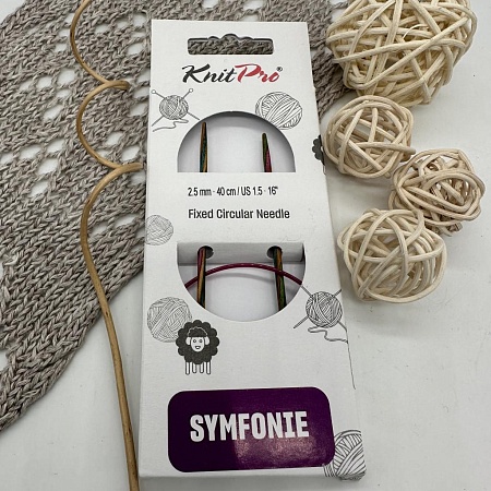 Спицы для вязания Спицы круговые Symfonie 40cm №2.5