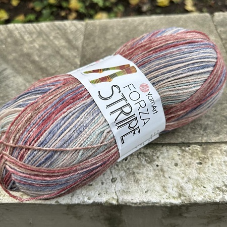 Пряжа Yarn Art Forza Stripe 2806