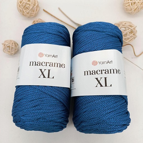 Пряжа Yarn Art Macrame XL 169 синий