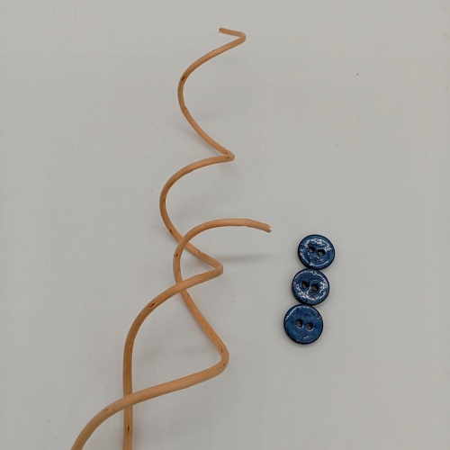 Пуговицы Пуговицы CONCEPT, размер 18, кокос, цвет COL.6 синий