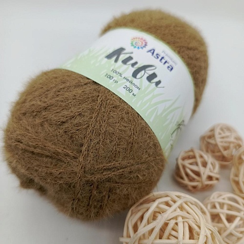 Пряжа Киви (Kiwi) 07 светло-коричневый