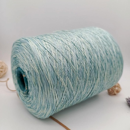 Пряжа в бобинах Seta SCHAPE VERGDECHI (цвет &quot;льдинка&quot;)