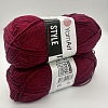 Пряжа Style 676 бордо