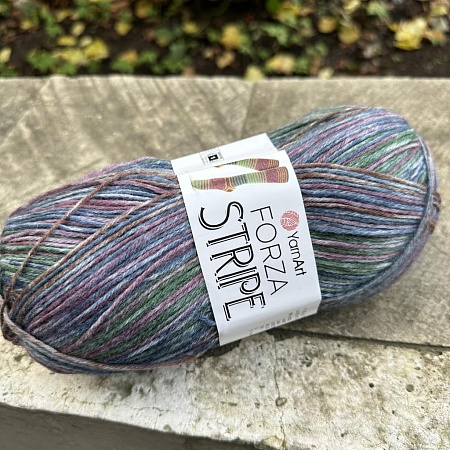 Пряжа Yarn Art Forza Stripe 2801