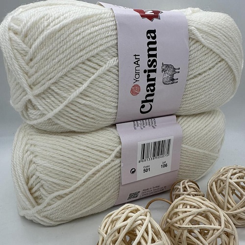 Пряжа Charisma 501 белый