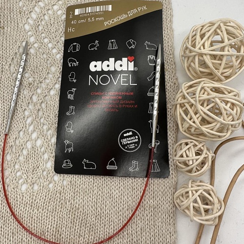 Спицы для вязания Спицы Addi Novel, 40см / 5,5мм