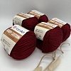 Пряжа YA Baby Cotton 428 бордо