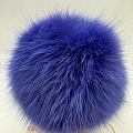 Аксессуары для одежды и обуви помпон натуральный синий