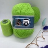 Пряжа Норка (синяя этикетка) 839 ярко-салатовый в неон