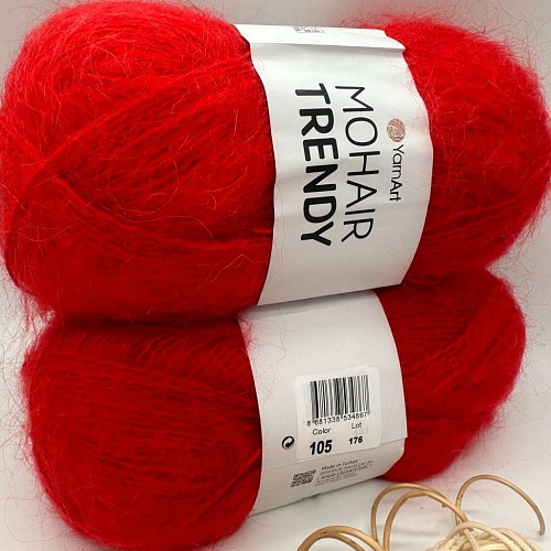 Пряжа MOHAIR TRENDY 105