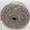 Пряжа в бобинах 3 BIANCO/LONTRA (кофейный меланж)