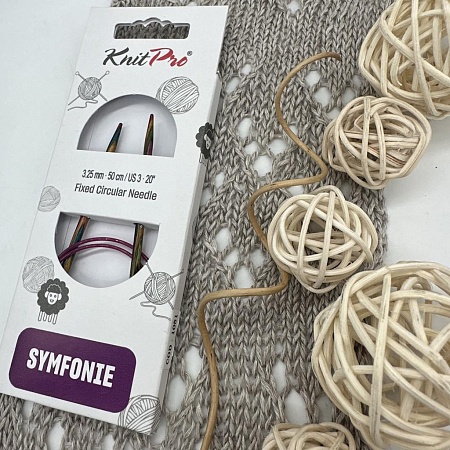 Спицы для вязания Спицы круговые Symfonie 50 cm №3.25