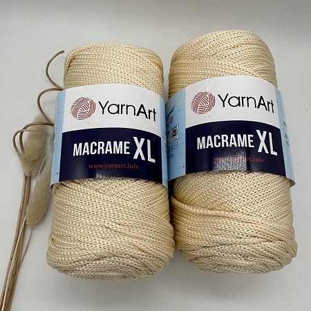 Пряжа Yarn Art Macrame XL 165 кремовый