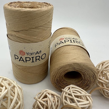 Пряжа Пряжа для вязания рафия Papiro 1302