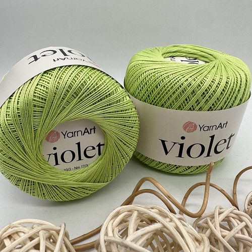 Пряжа YarnArt Violet 5352 салат