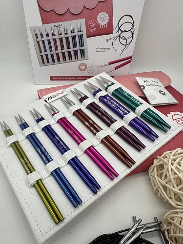 Спицы для вязания 47424 &amp;quot;Deluxe Interchangeable Needle Set&amp;quot;