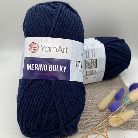 Пряжа 583 Т.СИНИЙ