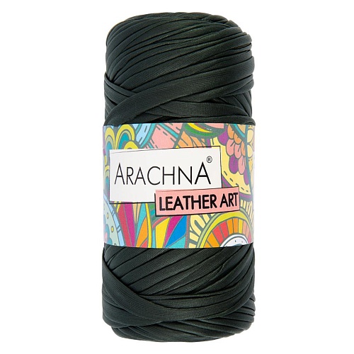 Пряжа Arachna Leather Art №08 тем зеленый