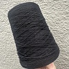 Пряжа в бобинах Biagioli Modesto Cashmere цвет 400002 nero. Цена за 10гр