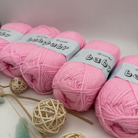 Пряжа Yarn Art Baby (бэби) 217 роза