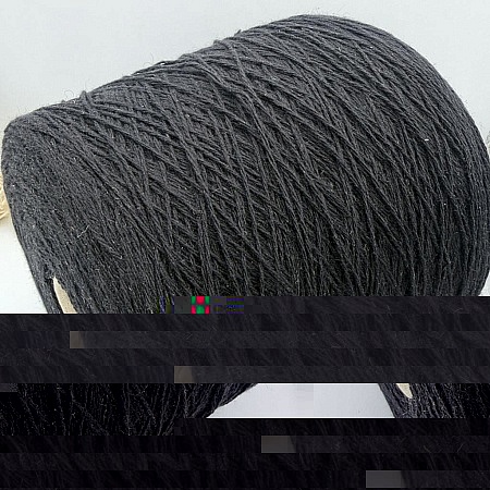 Пряжа в бобинах Supremo (кашемир+шелк), черный Цена за 10 гр