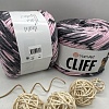 Пряжа Cliff 8302 розово - серый