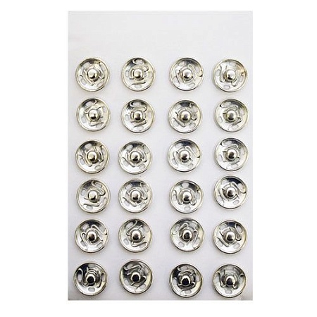 Кнопки пришивные Кнопка пришивная PBM-3 мет. 14мм 0300-5100 никель (цена за 1 шт)