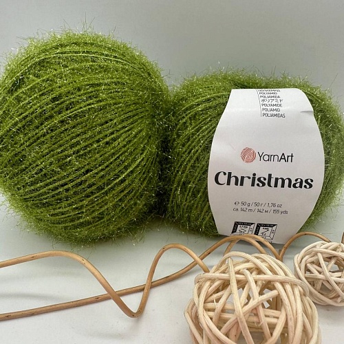Пряжа YarnArt Christmas 43 св. зеленый