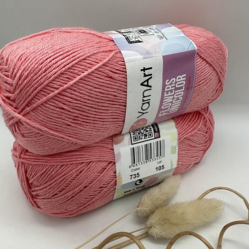 Пряжа Yarn art Flowers UNICOLOR 735