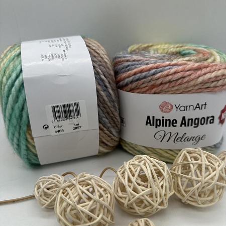 Пряжа Alpine Angora Melange 6405