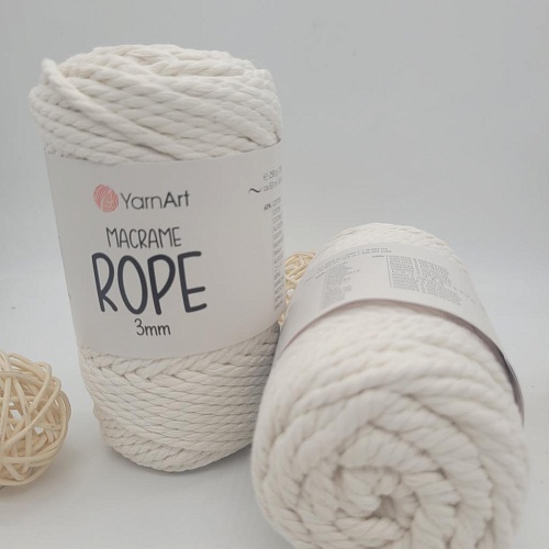 Пряжа Yarn Art Macrame ROPE 3mm №752
