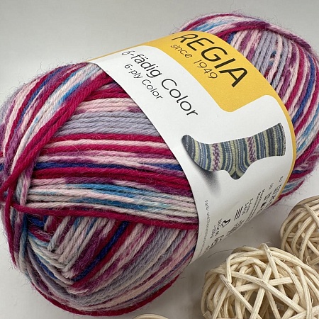 Пряжа Regia 6 - fadig Color 06050