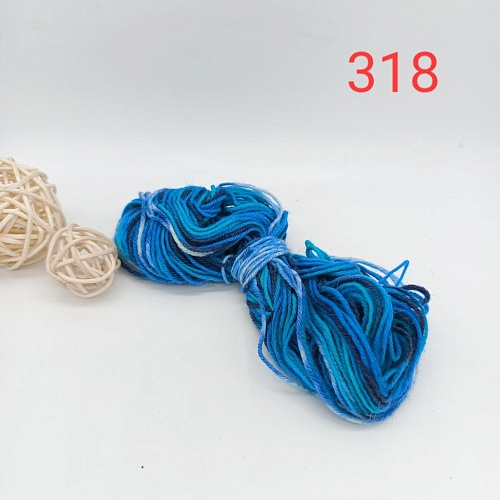 Пряжа в бобинах Arcobaleno (аркобалено) мини №318