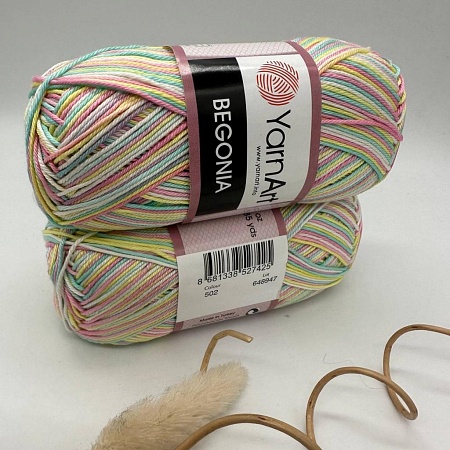 Пряжа Begonia Print 502 (Заневский пр,20)