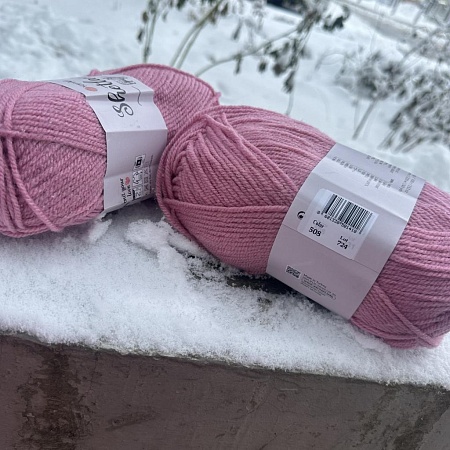 Пряжа Shetland 508 пыльная роза